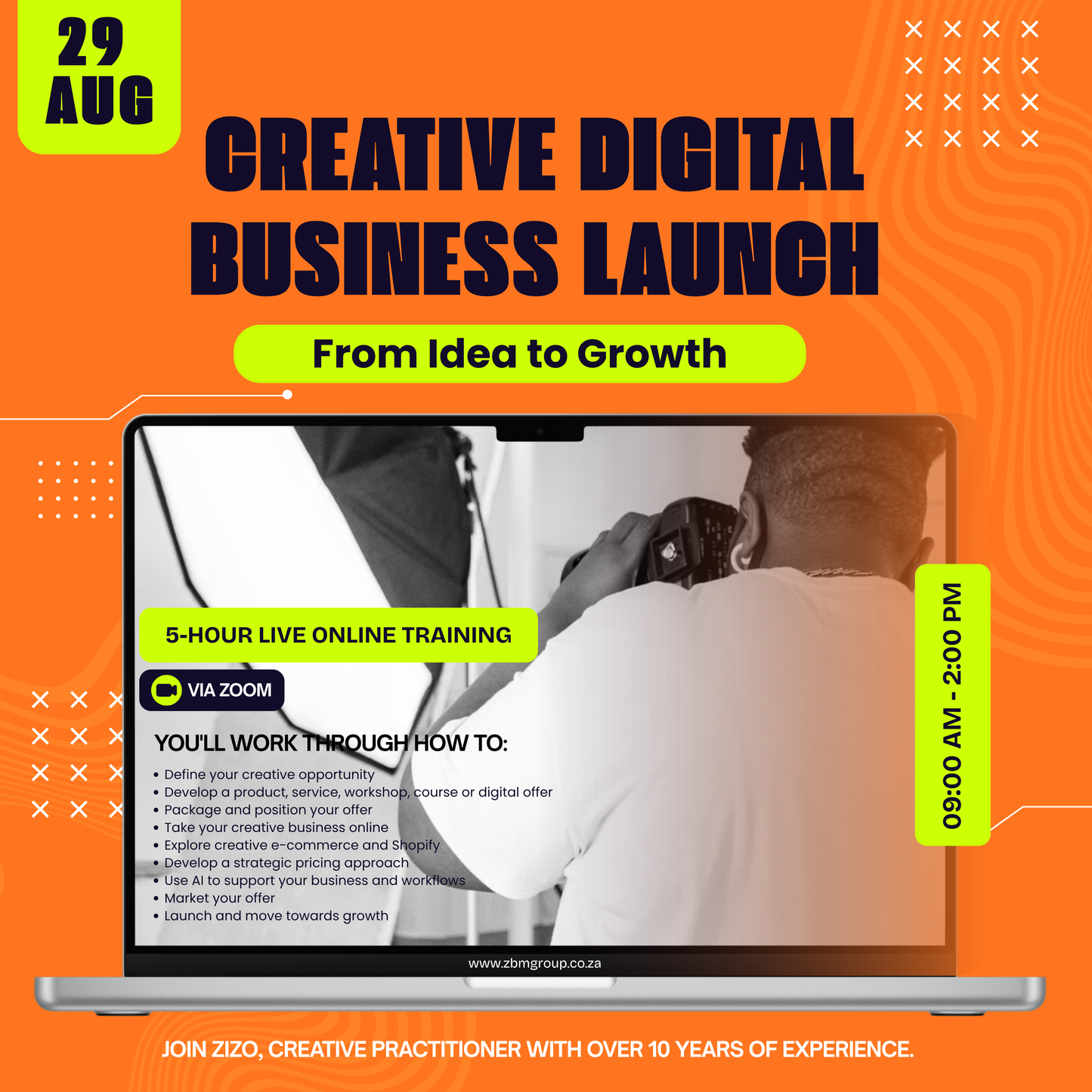 5-Hour Live Online Training | Creative Digital Business Launch™ From Idea to Growth