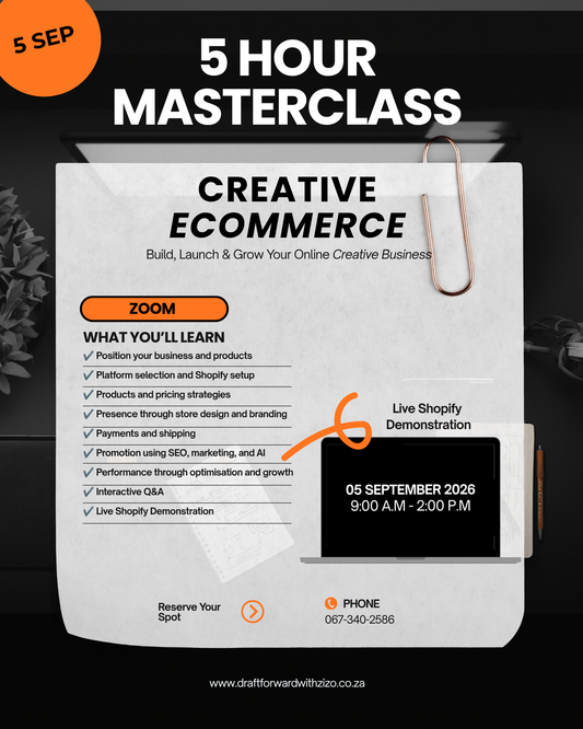 Creative Ecommerce I 5-Hour Live Online Masterclass
